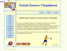 Tablet Screenshot of futsalzv.nl